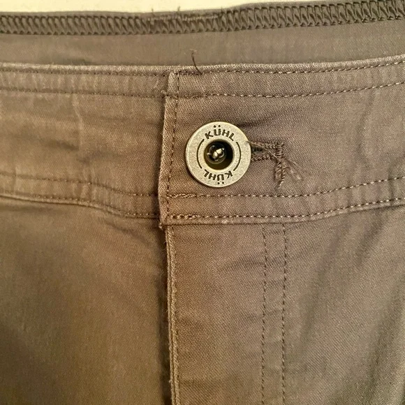 KUHL RESISTOR AIR JOGGER hiking pants size 6 REG, carbon gray color, like new! - Picture 6 of 10